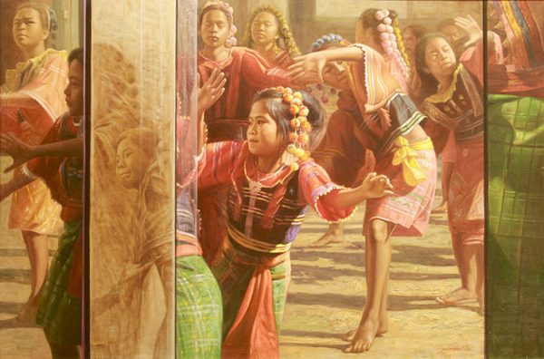 Manobo Dancers 1 – Art Anton Gallery Painting Philippines